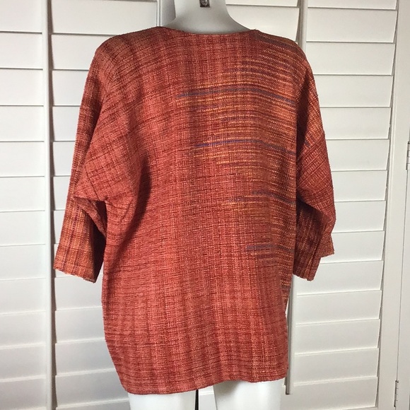 Shirley Jensen handweaver silk top - Picture 5 of 6